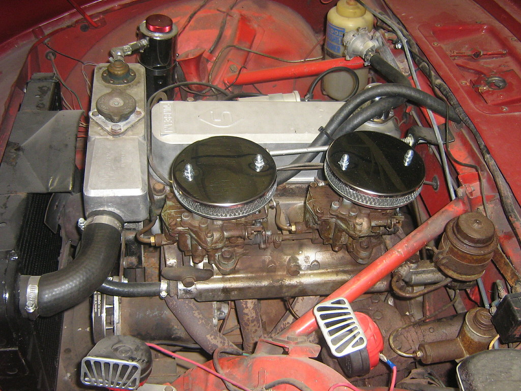 1962 Sunbeam Alpine Engine a photo on Flickriver