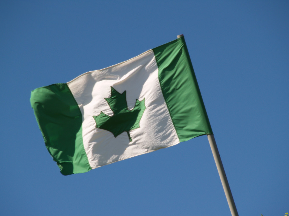 Green Canada flag Green Canada flag Craig Flickr