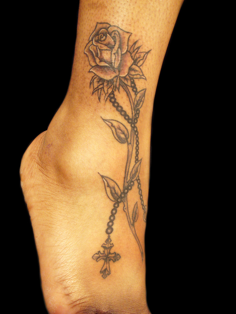 Rose And Rosary Tattoo | Miguel Angel Custom Tattoo Artist W… | Flickr 1024_x_768_jpg