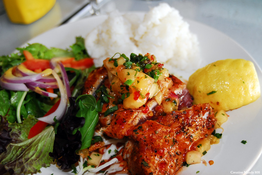 Blackened Ahi compliments of Kaleo's in Pahoa Hawaii Flickr