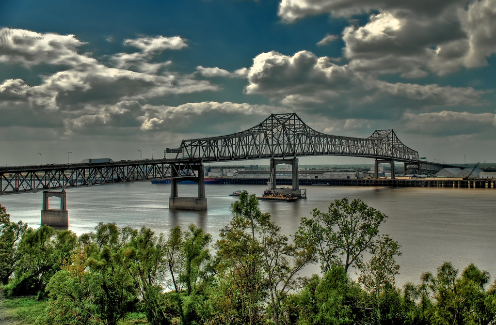 Mississippi River Bridge, Baton Rouge Bruce Bordelon Flickr