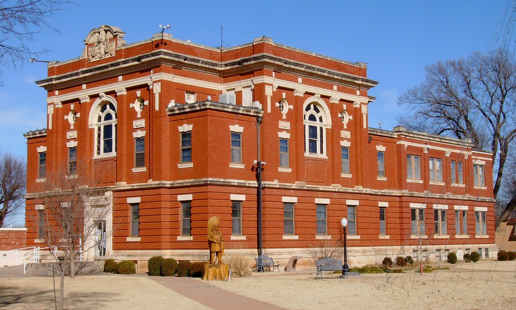 Kiowa County Courthouse (Hobart, Oklahoma) This courthouse… Flickr