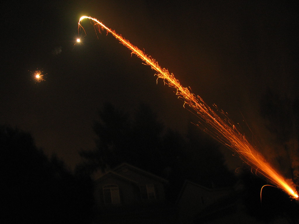 Shooting Roman Candles This is one of my favorite pics of … Flickr