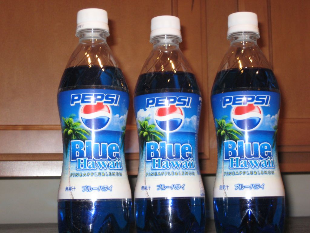 Pepsi Blue Hawaii bottles a photo on Flickriver