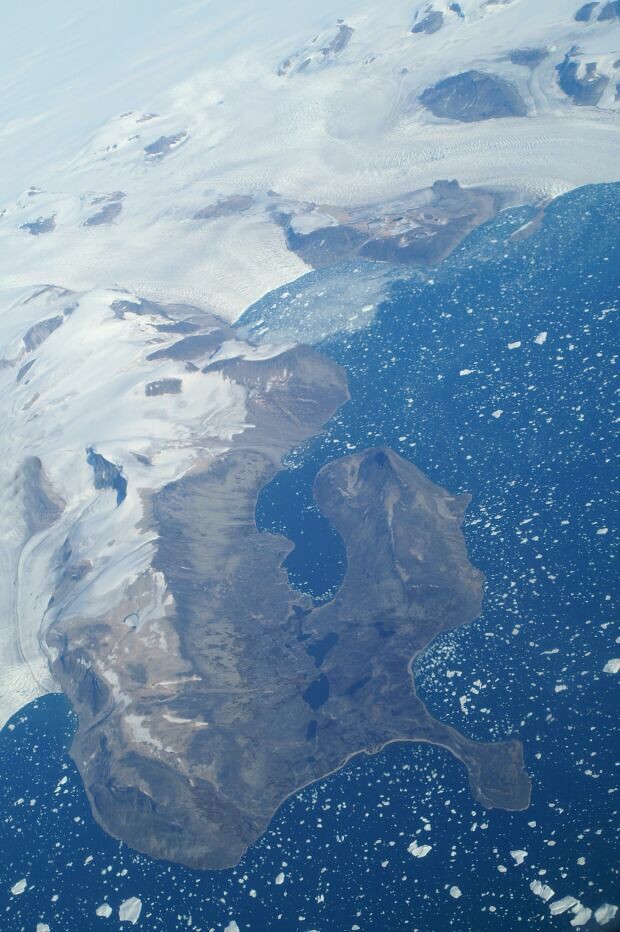 Found a new continent ah no, just part of Greenland Flickr