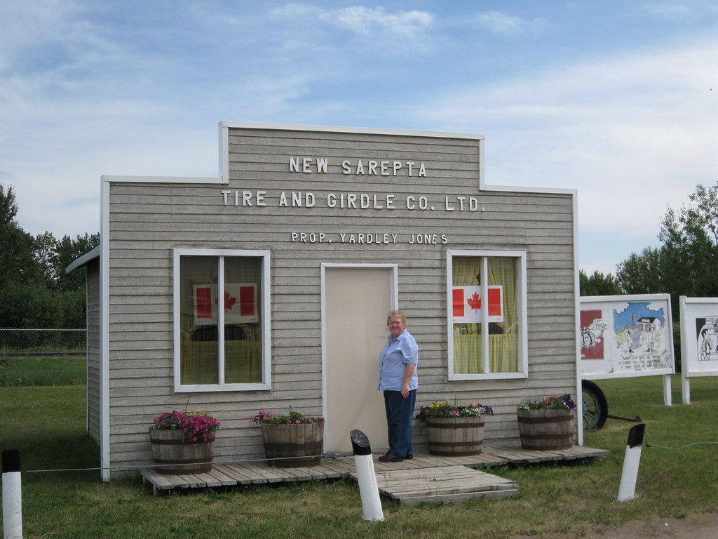 IMG_0736 R outside the New Sarepta Tire and Girdle Co Ltd.… Flickr