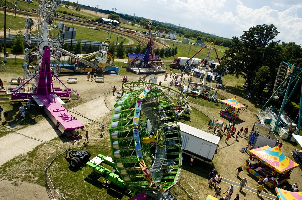 Corn Fest from Above A view from atop the Ferris Wheel. BiGShoT