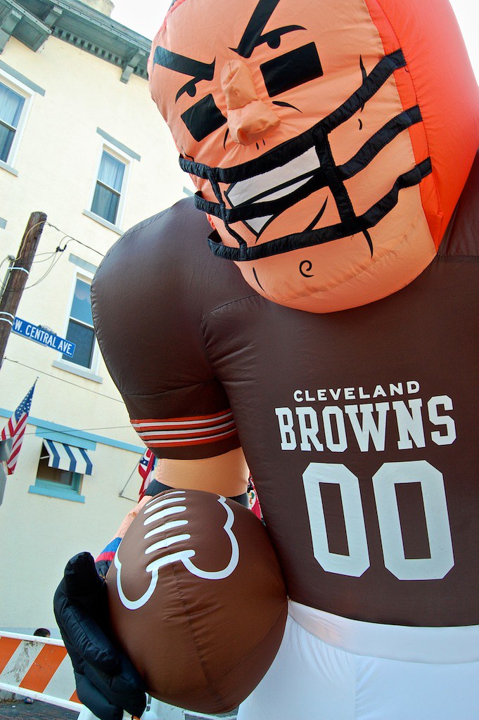 browns Inflatable Cleveland Browns player. It was in the m… Flickr
