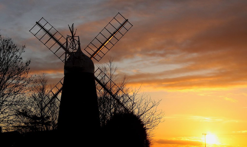 Stretham Windmill Cambridgeshire One of the Fens windmills… Flickr