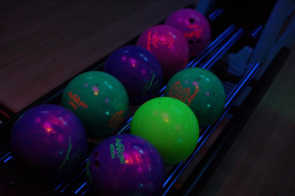 blacklight bowling balls alison headley Flickr