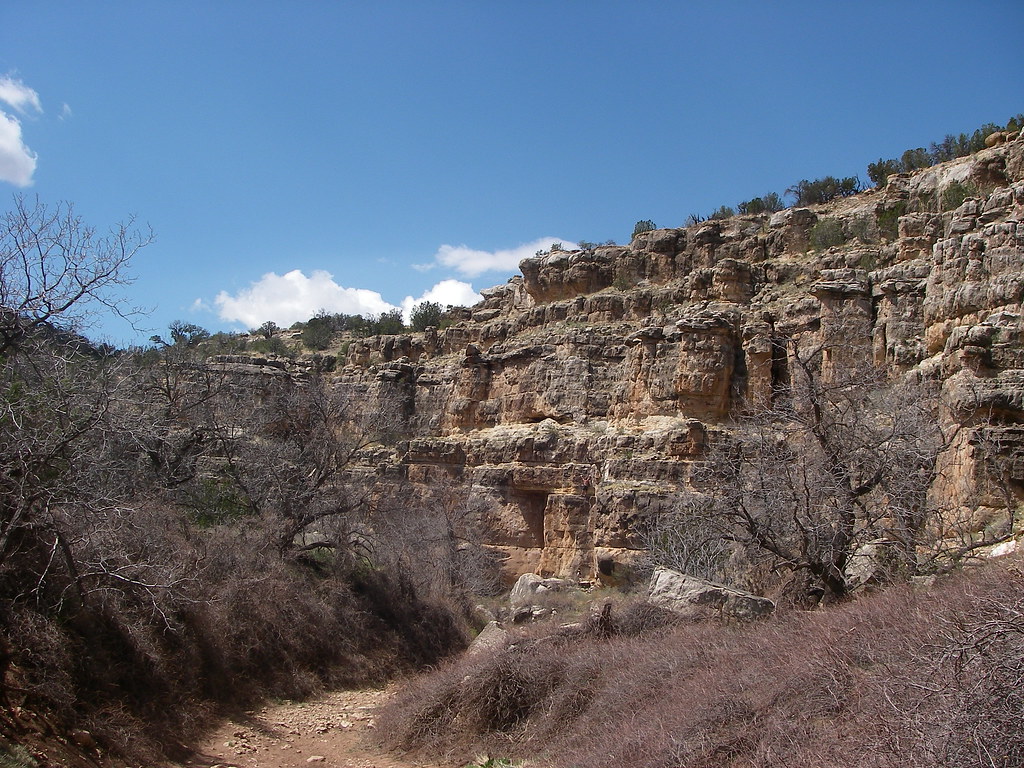Climbing at Jacks Canyon Can you spot the climber? Flickr