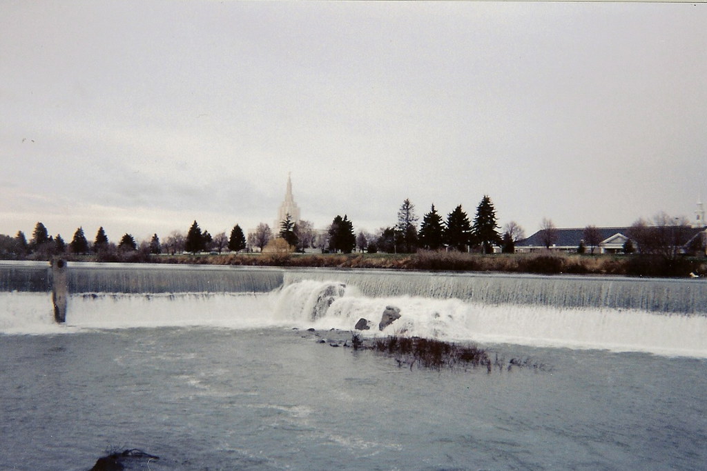 Idaho Falls Idaho Temple from Across Snake River and the I… Flickr