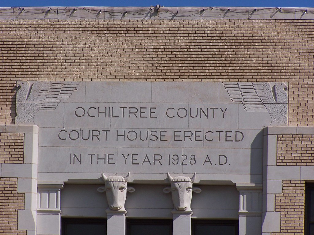 Inscription over Ochiltree County Courthouse Entrance Flickr