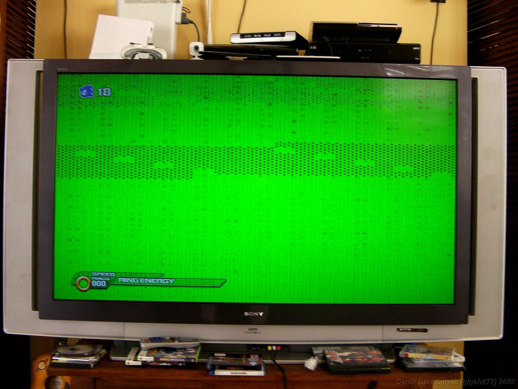 Xbox 360 Green Screen of Death? a photo on Flickriver