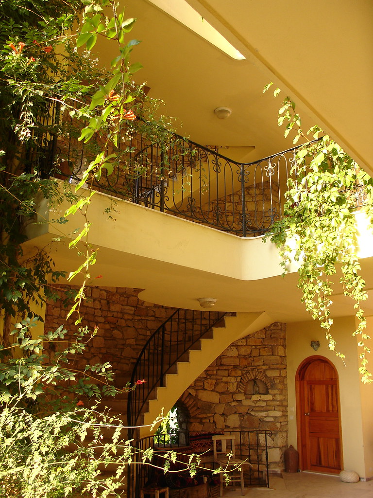 Corridor Emel Pension is a romantic place, where the flowe… Flickr