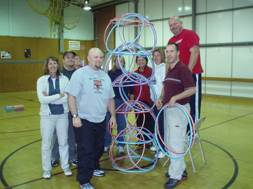 Corning Painted Post NY Teacher Team Building. Train the T