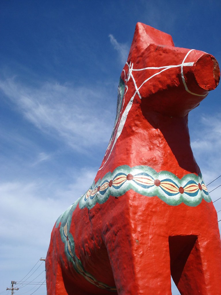 World's Largest Dala Horse Mora, MN thebigstuffproject.blo… Flickr