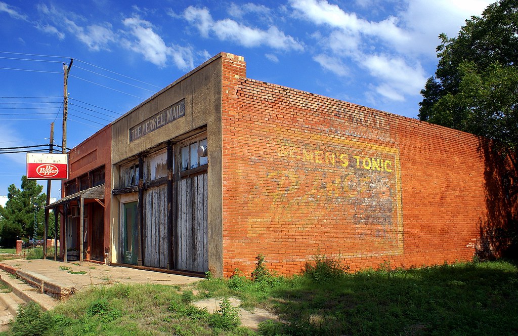 The old MERKEL MAIL building MERKEL, TEXAS www.tsh… Flickr