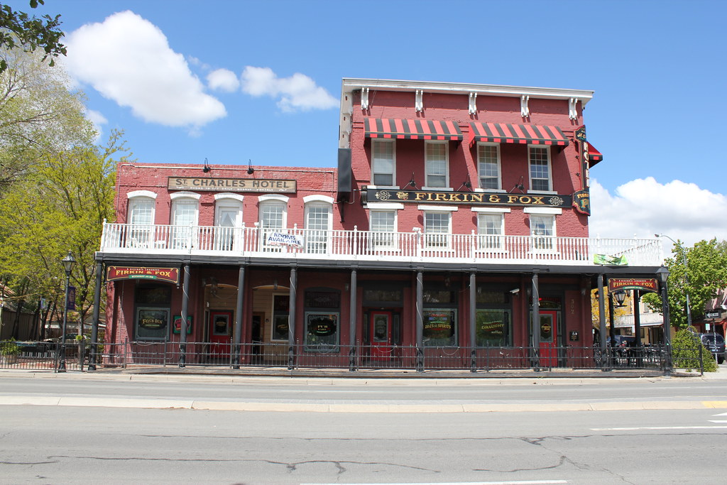St Charles Hotel On Carson Street in Carson City, Nevada. Jeffrey