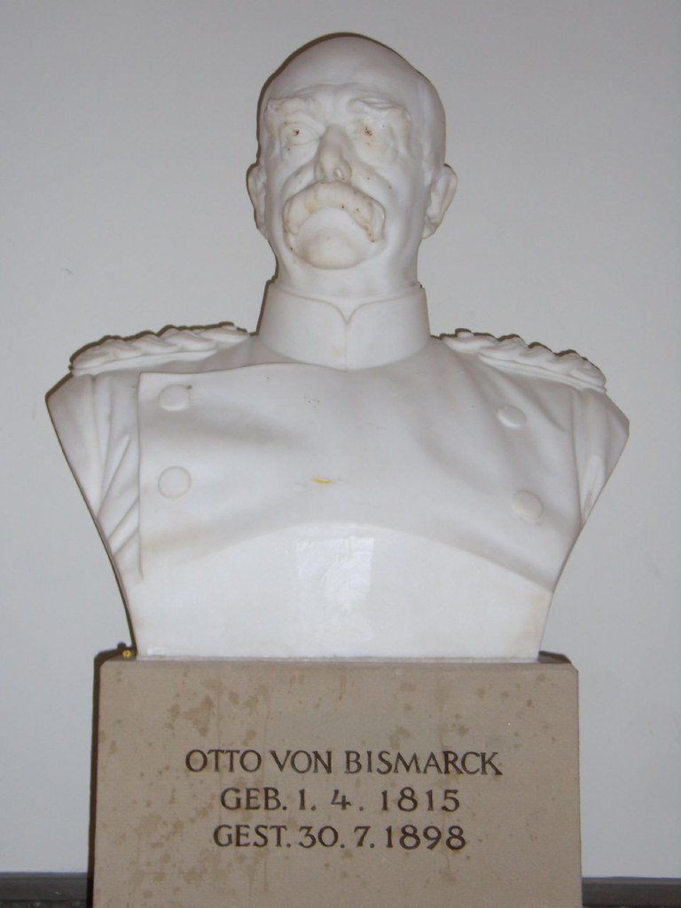 Bismarck Bust Bust of Bismarck outside of the Husserl Arch… Flickr