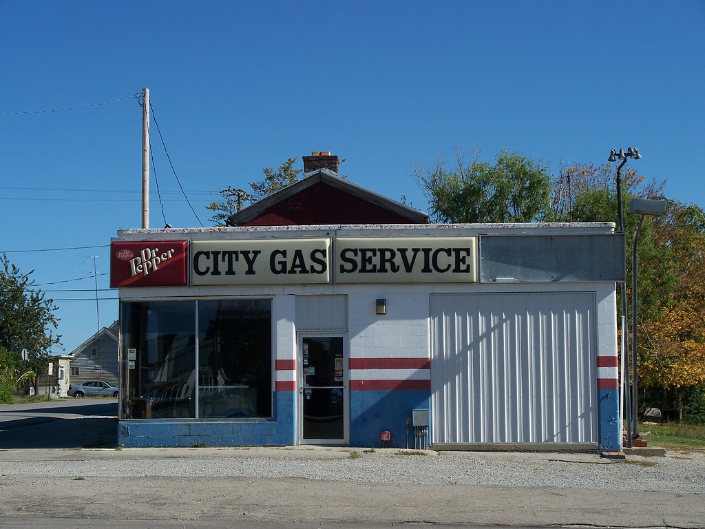 OH Winchester City Gas Service Dr Pepper sign for City G… Flickr