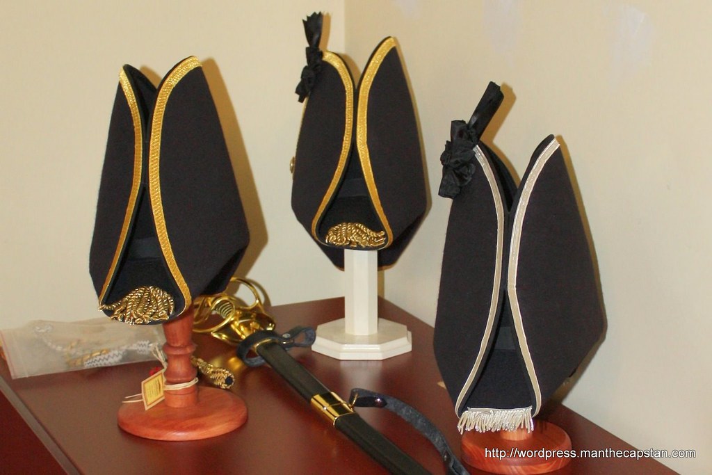 Chapeau de Bras, Trois Three of our uniform hats (the tota… Flickr