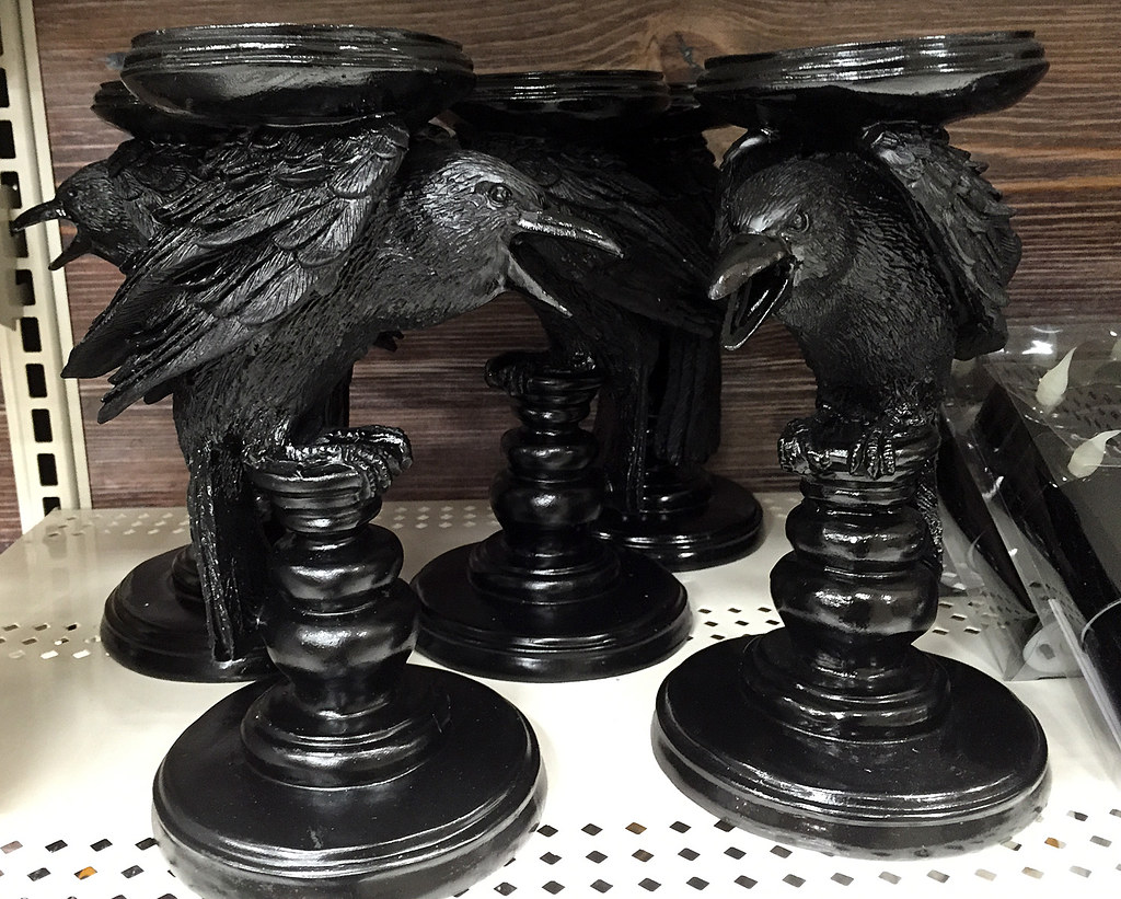 Crow candle holders Michaels dragonflydesignstudio Flickr