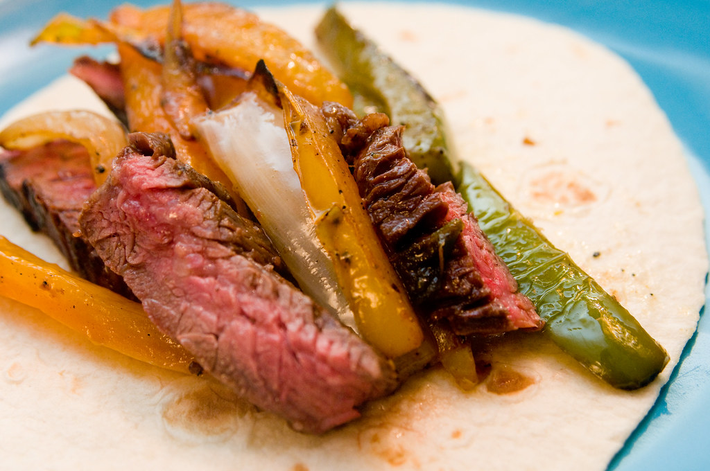 Fajitas Read more about this at Flickr