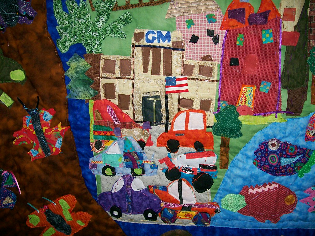 Janesville Our Town, Our World quilt Exhibited at the 200… Flickr