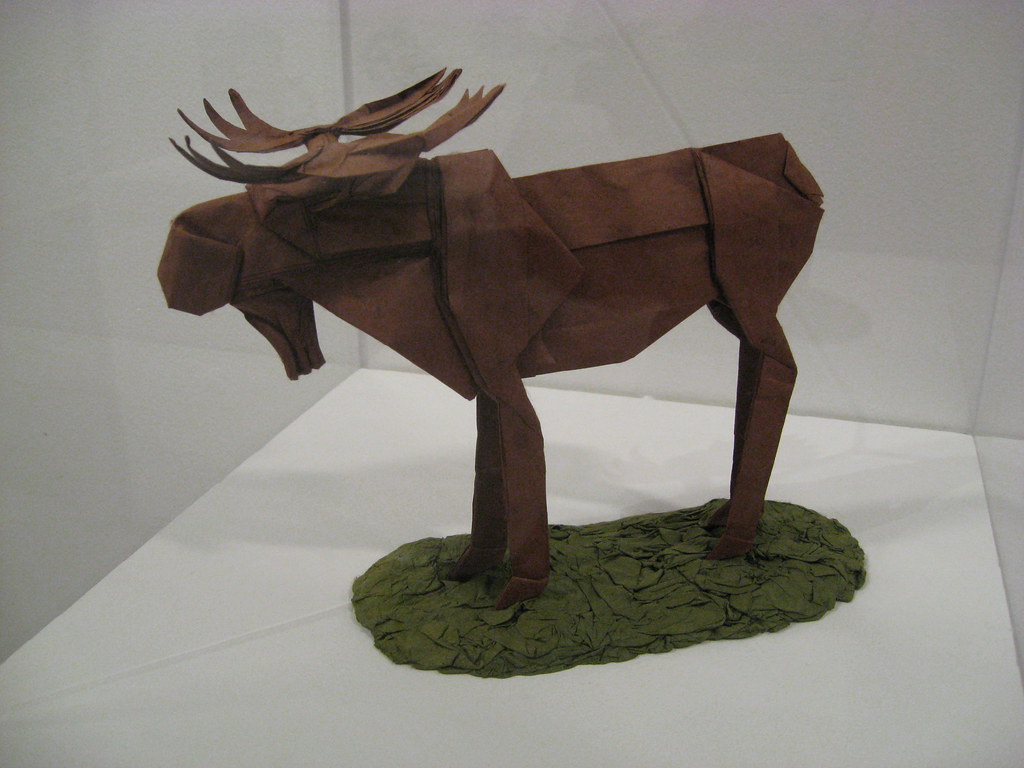 Origami Moose Seen at the Arts and Crafts Museum in SF