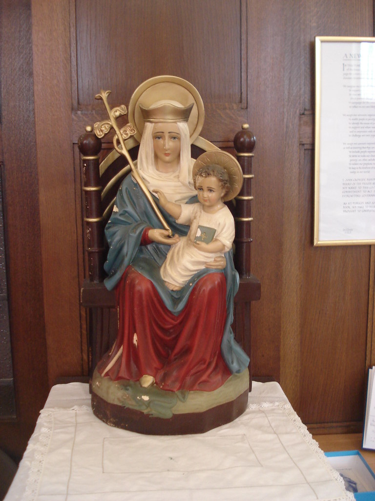 Statue of Our Lady of Walsingham. Statue of Our Lady of Wa… Flickr