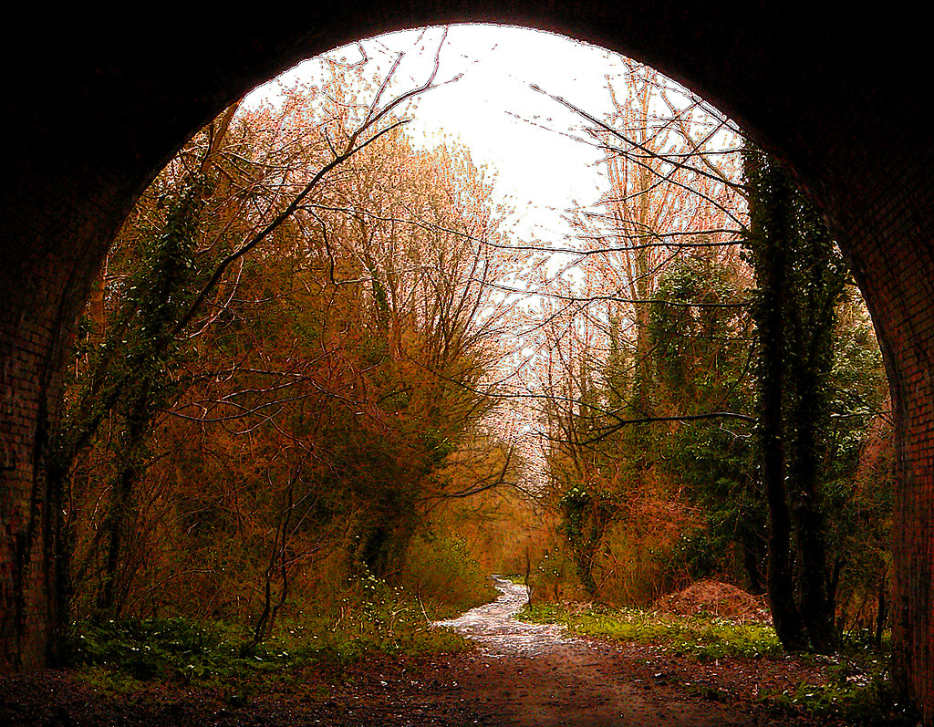 tunnel.vision looking out from tunnel while sheltering fro… Flickr