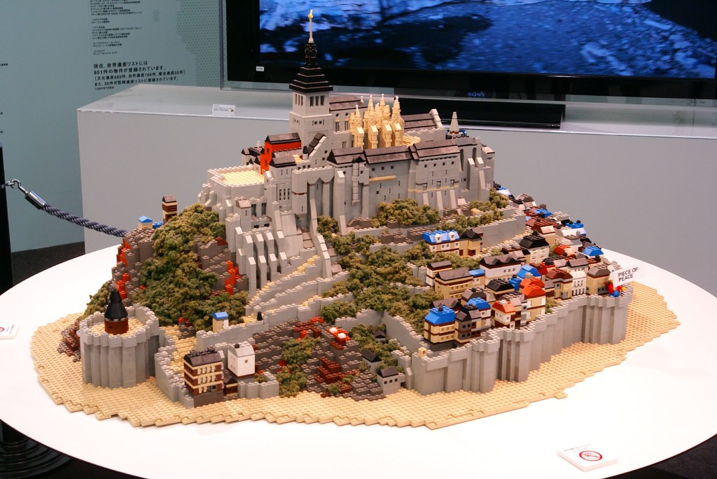 LEGO MontSaintMichel a photo on Flickriver