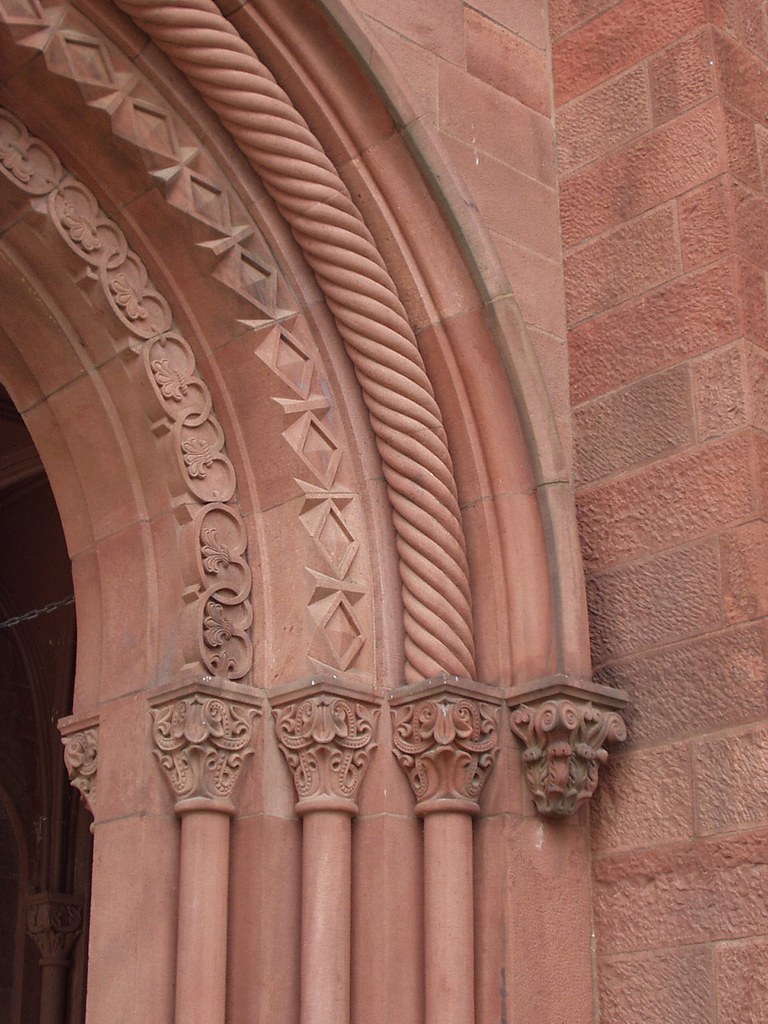 Door Jamb & Archivolts Carved stone jamb and archivolts on… Flickr