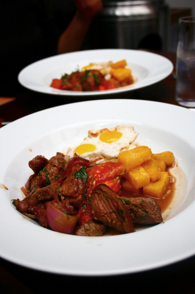 Rafael 'Lomo saltado' stirfried sirloin steak with 'pis… Flickr