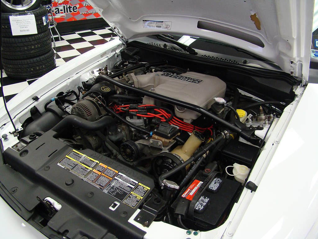 1995 Mustang Cobra R Engine Bay | Cobra R's are a special pa… | Flickr