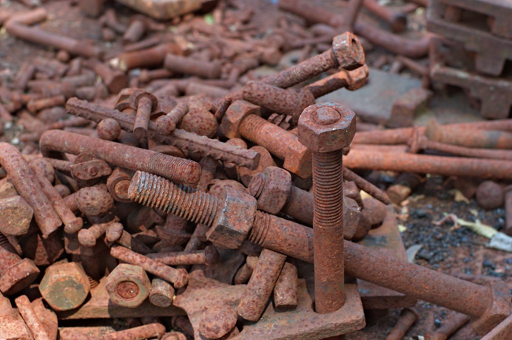 Screws 2. rusty screws. Taken on a former railway area in … Flickr