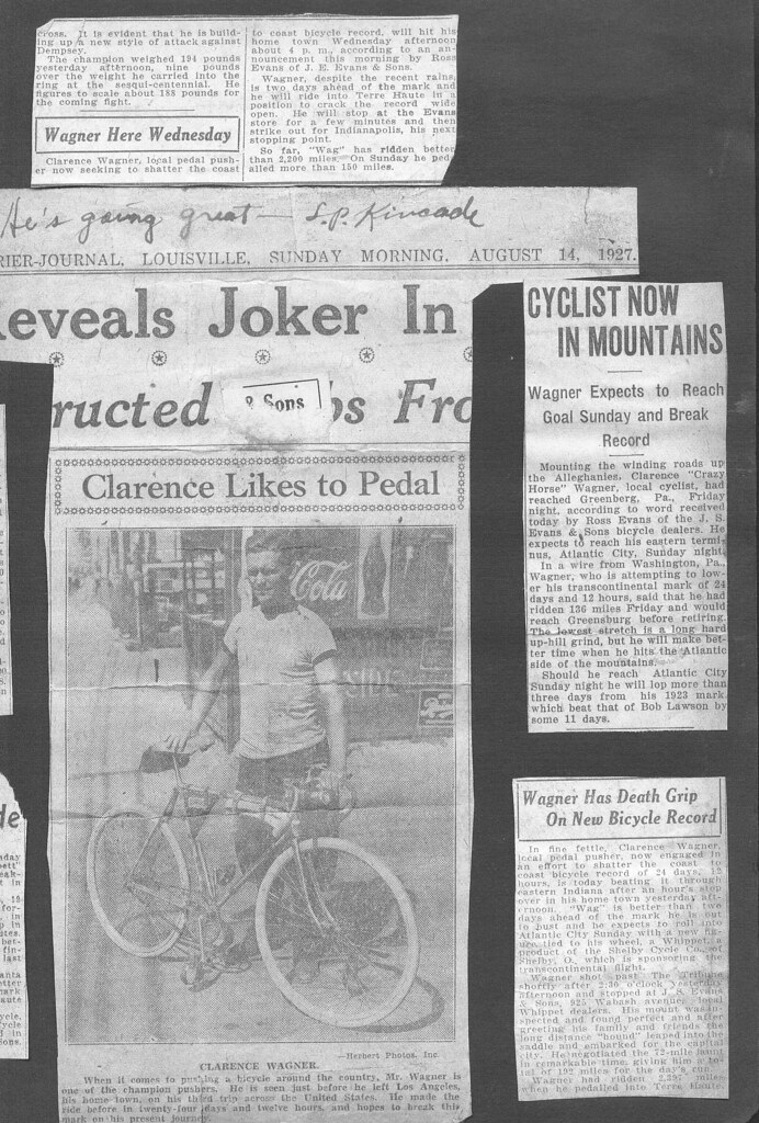 clips 60 Clarence Wagner newspaper clip. Curt DeBaun Flickr