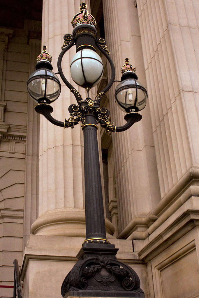 Lamps, Parliament House, Melbourne Australia The entrance … Flickr