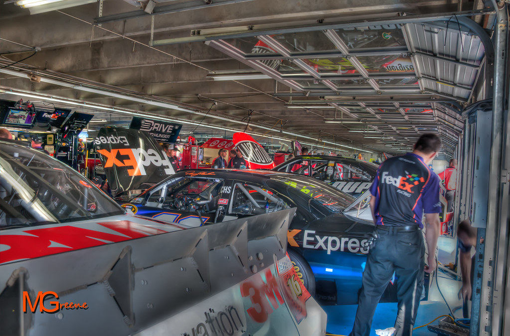 Contenders HDR Inside the Sprint Cup Garage kimandmike Flickr