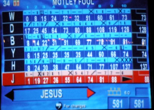 What is five strikes in a row called? Answers