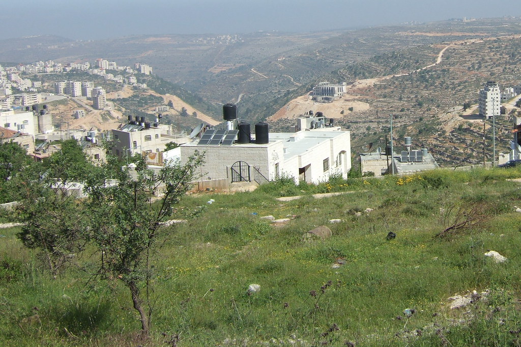 Ramallah houses and hills Dima Mohammed Flickr