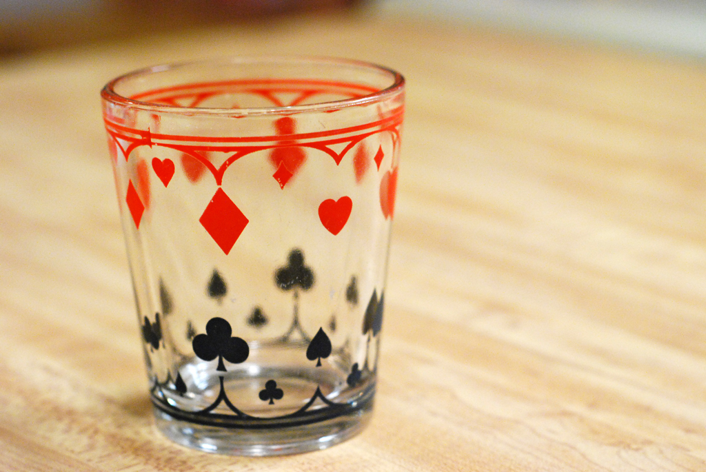 mustard glass cup Apparently a Nova Scotia tradition. On a… Flickr