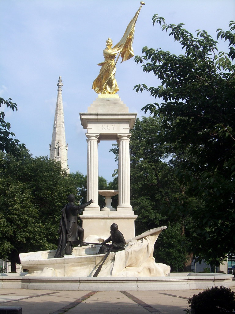 Francis Scott Key Monument Baltimore Eutaw Place, Baltim… Flickr