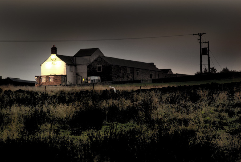 Peacock HDR The Peacock Inn, Owler Bar, shortly after suns… Flickr