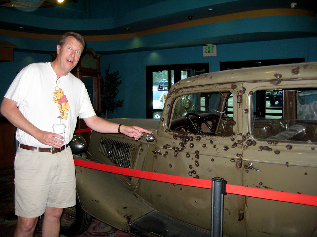 Bonnie & Clyde DEATH CAR Can someone tell me how this pict… Flickr