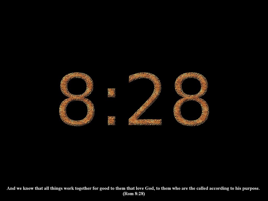 Romans 8:28 - Christian Wallpaper | Today's date kept tellin… | Flickr