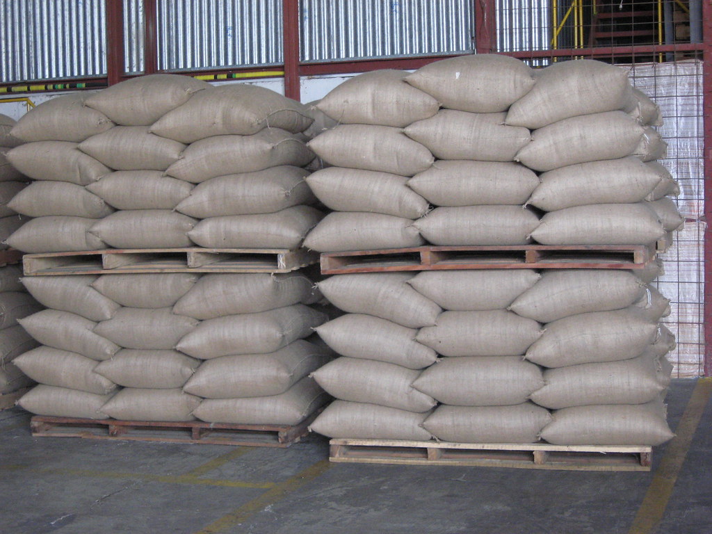 201 Coffee bags in the warehouse Shared Interest Flickr