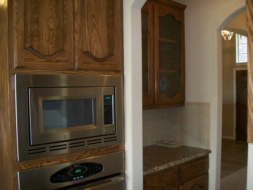 Oven and Butler's pantry Butler's pantry with glass doors … Flickr