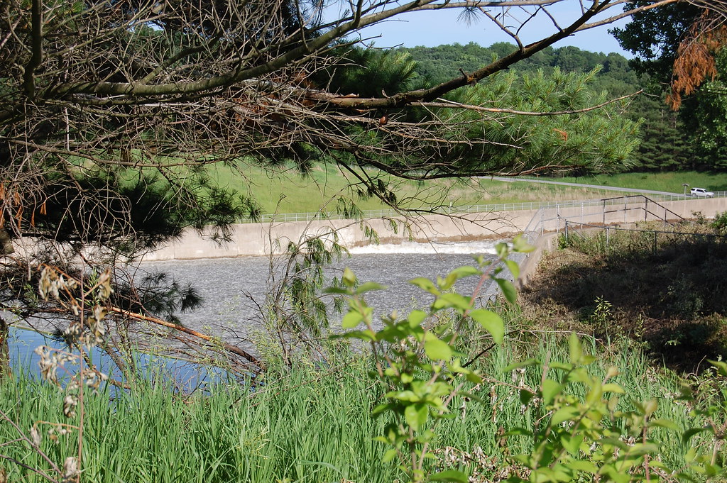 Coralville Dam 061508 Water flowing from the spillway to… Flickr